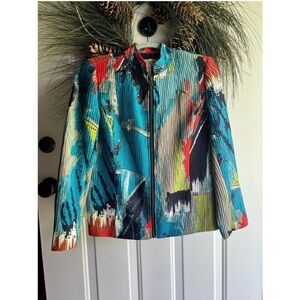 Ala carte multicolor jacket blazer size small